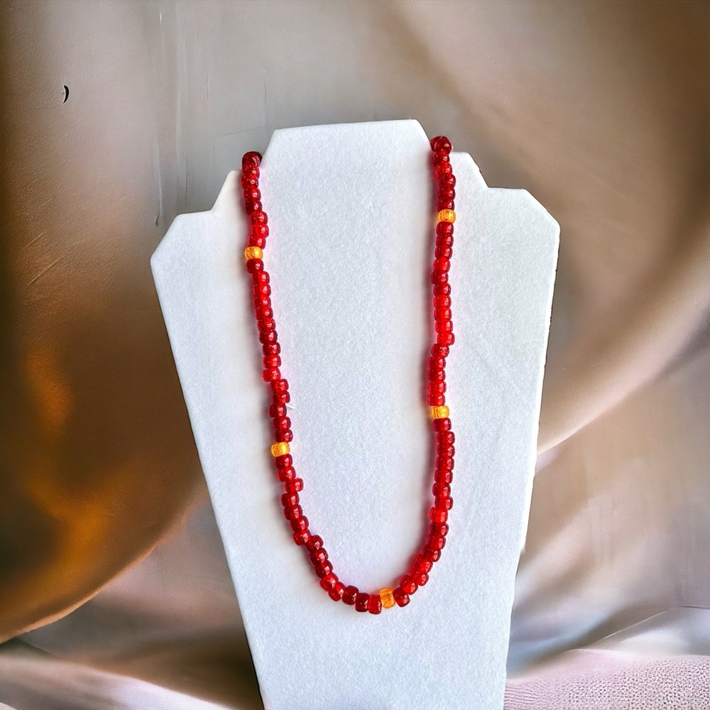 Bold statement necklace